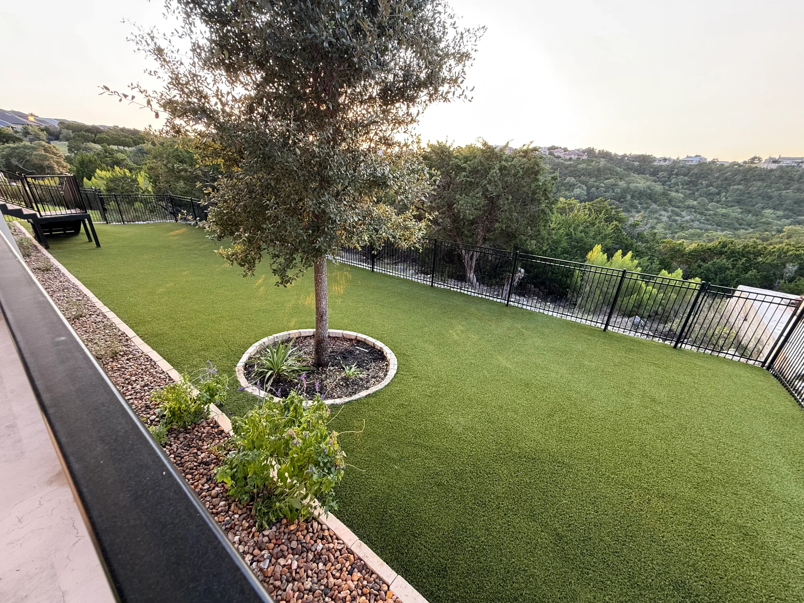 Artificial grass installation in McKinney, TX
